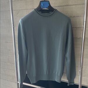 Etro Men's Crewneck Sweater - Slate Blue Green